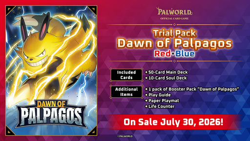 Palworld TCG TD01 Dawn of Palpagos Trial Deck Red-Blue