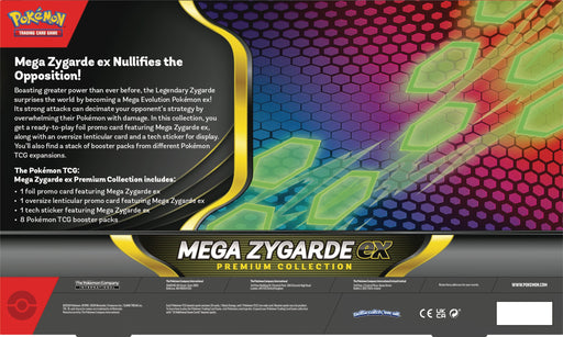 Pokemon TCG Mega Evolution Mega Zygarde EX Premium Collection