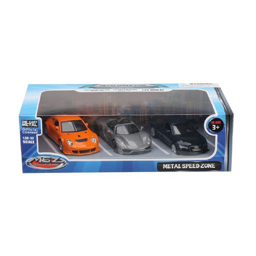 1/43 MSZ 3-Pack Porsche 911 GTR, Audi A7 Sportback, Porsche 918 Spyder