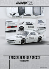 1/64 Inno64 Mazda RX7 (FC3S) PANDEM AERO Widebody Kit White