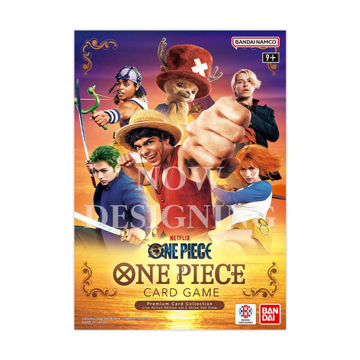 Japanese One Piece Card Game Collection Netflix Live Action Edition Vol.2 Straw Hat Crew Premium Bandai (MP)