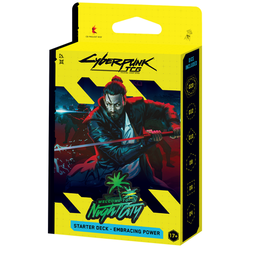 Cyberpunk TCG Welcome To Night City Starter Deck Embracing Power