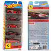 1/64 Hot Wheels Ferrari Cars 5-Pack (MP)