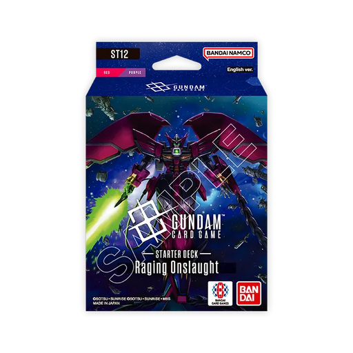 Gundam Card Game ST-12 Raging Onslaught Card Game Starter Deck