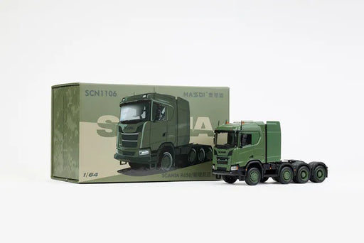 1/64 Masdi Scania R650 Truck Head Cab Green