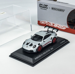 1/64 Minichamps Porsche GT3 RS Grey with Red Details