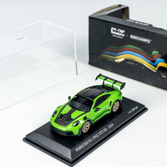 1/64 Minichamps Porsche GT3 RS Green with Carbon Fiber