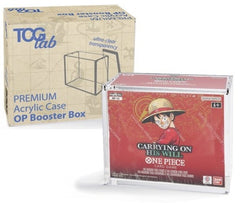TcgLab Premium Protective Case for One Piece Booster Box Magnetic Plexiglass