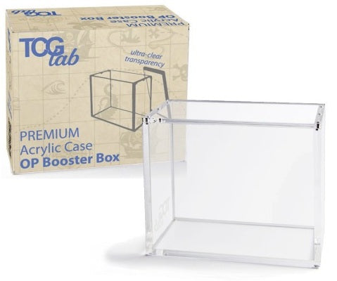 TcgLab Premium Protective Case for One Piece Booster Box Magnetic Plexiglass