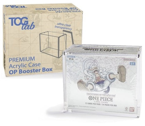 TcgLab Premium Protective Case for One Piece Booster Box Magnetic Plexiglass