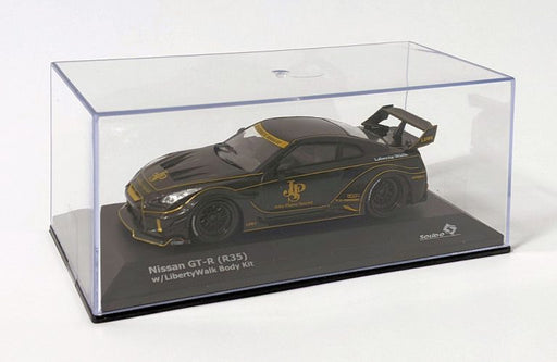 1/43 Solido Nissan Skyline GTR R35 Type 2 Liberty Walk Body Kit JPS Black/Gold S4311201