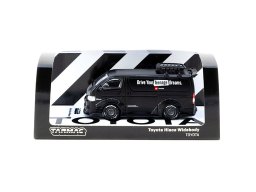 1/64 Tarmac Toyota Hiace Widebody with Roof Rack Black