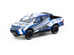 1/64 Tarmac Works Toyota Hilux Toyo Tires (White/Blue)