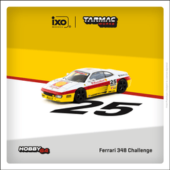 1/64 Tarmac Works x Ixo Models Ferrari 348 Challenge Italian GT 1994 #35 Oscar Larrauri HOBBY64
