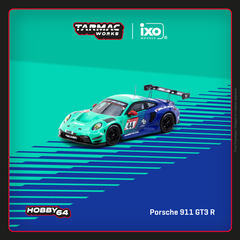 1/64 Tarmac Works x Ixo models Porsche 911 (997) GT3 R #44 Falken 24h Nurburgring 2019 HOBBY64