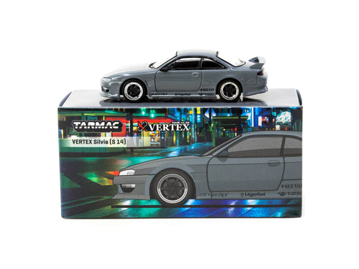 1/64 Tarmac Works VERTEX Nissan Silvia S14 Grey T64G-018-GY