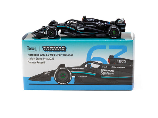 1/64 Tarmac Works Mercedes-AMG F1 W14 E Performance Italian Grand Prix 2023 George Russell GLOBAL64