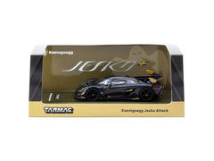 1/64 Tarmac Works Koenigsegg Jesko Attack Black Carbon Fiber 2025 T64G-TL052-BCF