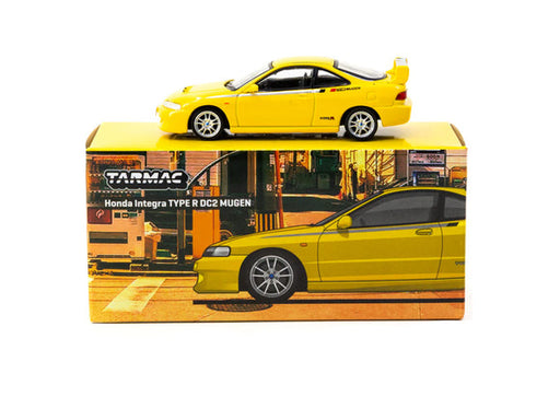 1/64 Tarmac Works Honda Integra Type R DC2 MUGEN Sunlight Yellow T64G-TL059-YL