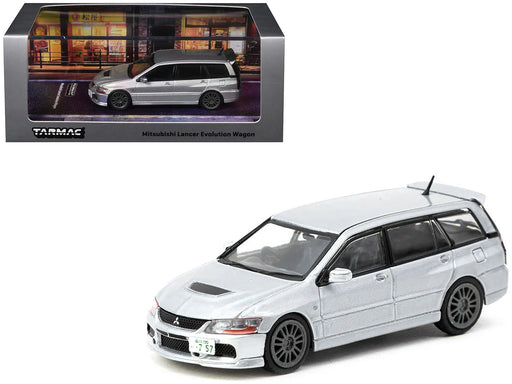 1/64 Tarmac Mitsubishi Lance Evolution Wagon Road64 Silver Metallic