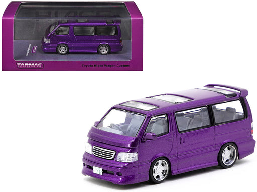 1/64 Tarmac Toyota Hiace Wagon Custom Road64 Purple