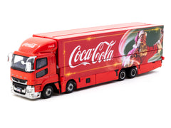 1/64 Tarmac Works Mitsubishi Fuso Super Great Coca-Cola Santa Truck T64T-TL001-CC