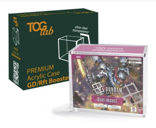 TcgLab Premium Protective Case for Gundam and Riftbound TCG Booster Box Magnetic Plexiglass
