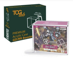 TcgLab Premium Protective Case for Gundam and Riftbound TCG Booster Box Magnetic Plexiglass