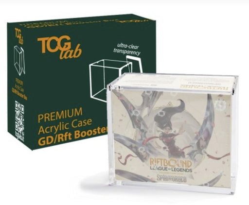 TcgLab Premium Protective Case for Gundam and Riftbound TCG Booster Box Magnetic Plexiglass