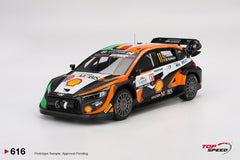 1/18 Top Speed 8 Hyundai i20 N Rally1 #11 2023 (Black) TS0616