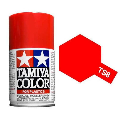Tamiya Spray Paint TS-8 Italian Red (100ml)