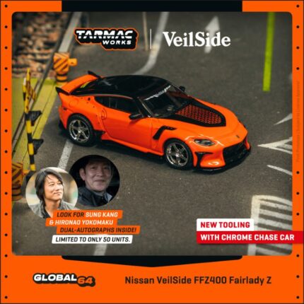 1/64 Tarmac Works Nissan Veilside FFz 400 Fairlady Z (Orange) (MP)