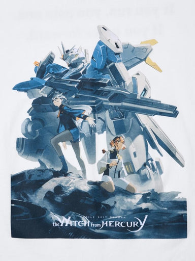 UNIQLO Mobile Suit GUNDAM 45th Anniversary UT Graphic T-Shirt Large (The Witch from Mercury) (MP)