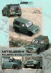 1/64 Inno64 Mitsubishi Pajero Evolution Satin Green