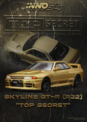 1/64 Inno64 Top Secret Nissan BNR32 GT-R 650R Gold IN64-R32TS-650R