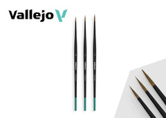 VALLEJO B01991 Design Set - Natural Hair  (Sizes 0, 1 & 2)