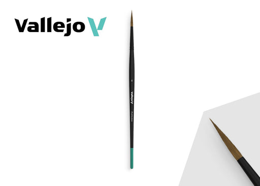 VALLEJO B01004 Natural Hair Round Brush No. 4