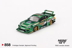 1/64 Mini GT Nissan Silvia S15 LB Super Sihouette #858 Green