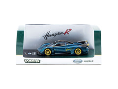 1/64 Tarmac Works Pagani Huayra R Turquoise Carbon Fiber 2025 T64G-TL035-TCF