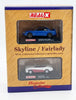 1/72 Real-X No. 4 Skyline Sports Coupe GT-R (navy blue) & Datsun Fair Lady 1200 (white x wine-red) (MP)