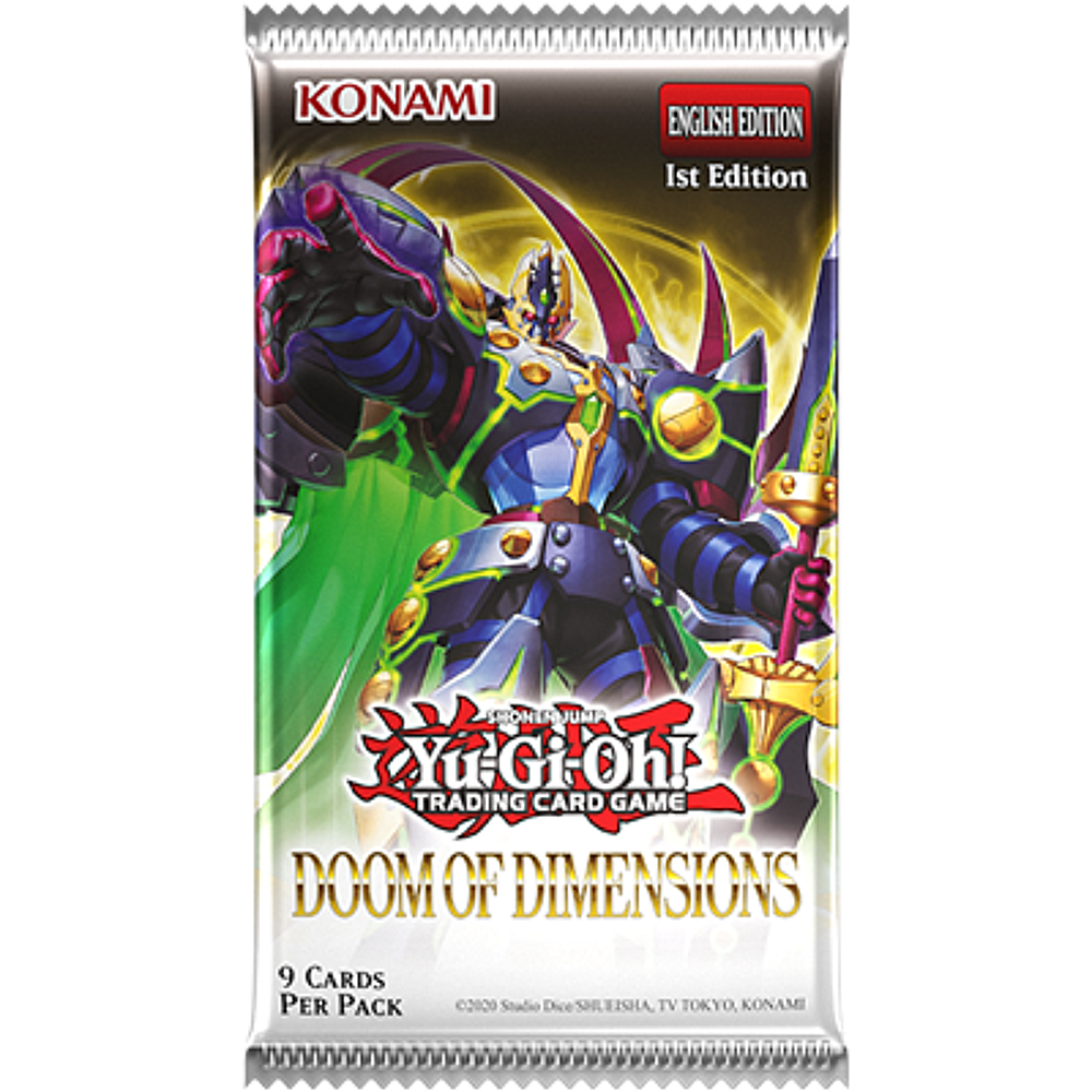 Konami Yu-Gi-Oh! TCG Doom of Dimensions Booster Pack - Otaku