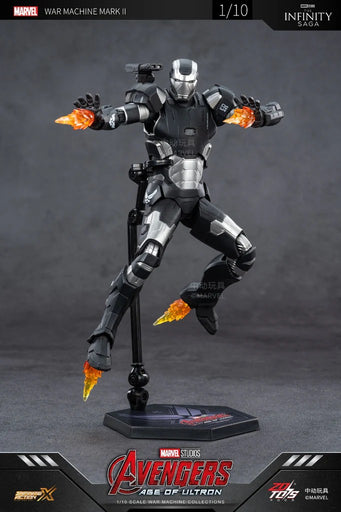 1/10 Scale ZD Toys Marvel Studios Iron Man War Machine Mark II Action Figure