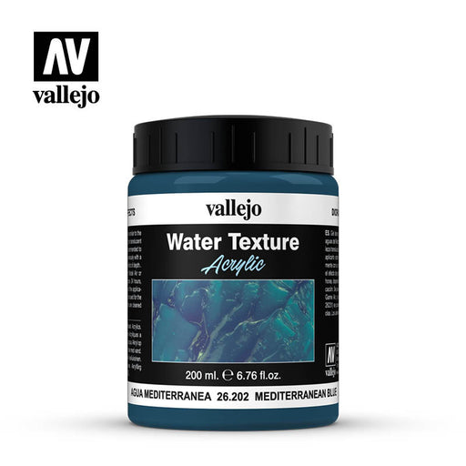 Vallejo 26.202 Water Texture mediterranean blue 200ml