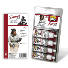Ammo Acrylic Figures Set (17ml x 4) Winter Uniforms