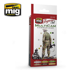 Ammo Acrylic Figures Set (17ml x 6) Multicam