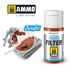 Ammo Acrylic Filter (15ml) Clay
