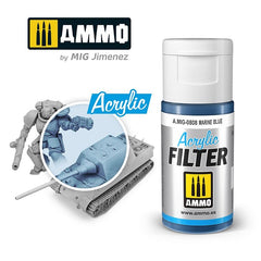 Ammo Acrylic Filter (15ml) Marine Blue