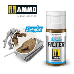 Ammo Acrylic Filter (15ml) Ochre