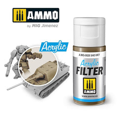 Ammo Acrylic Filter (15ml) Sand Gray