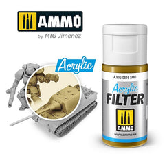 Ammo Acrylic Filter (15ml) Sand